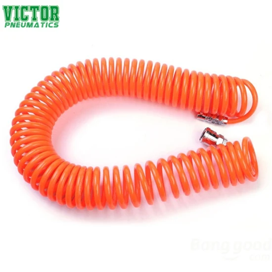 4mm Pneumatic Retracting Air Hose Flexible Coiled Air Brake Hose